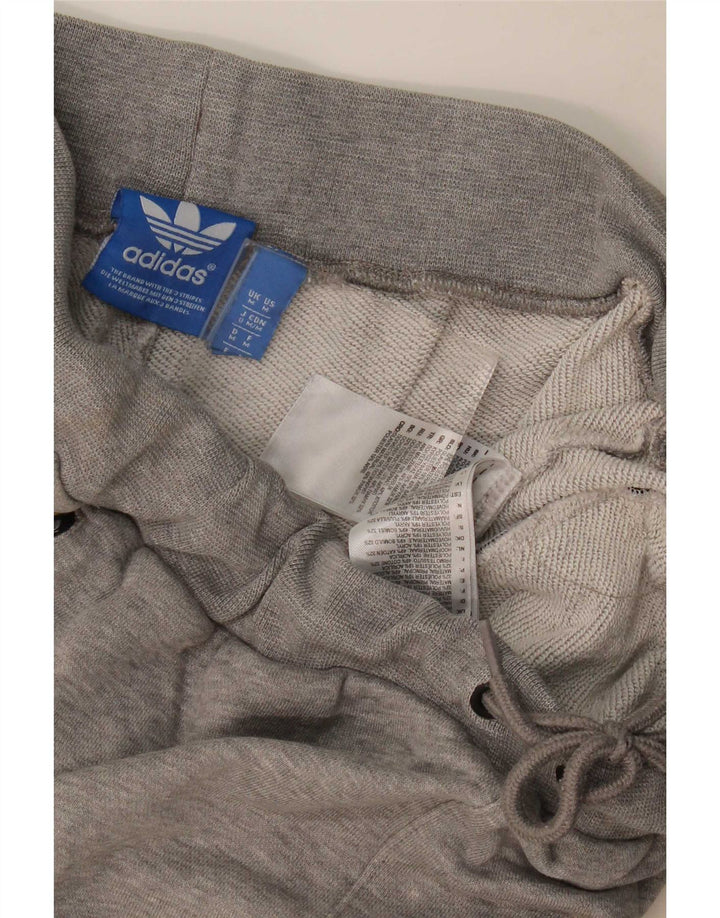 Ανδρικό αθλητικό σορτς Adidas από βαμβακερό μεσαίο γκρι