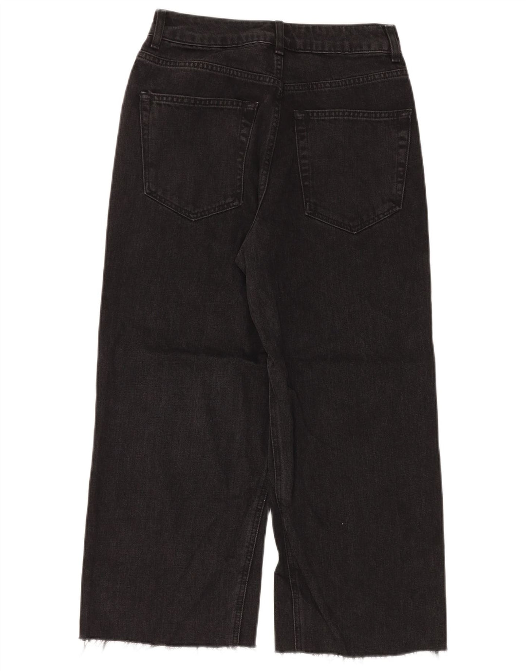 TOPSHOP Γυναικείο φαρδύ τζιν τζιν W28 L23 μαύρο πολυεστέρα