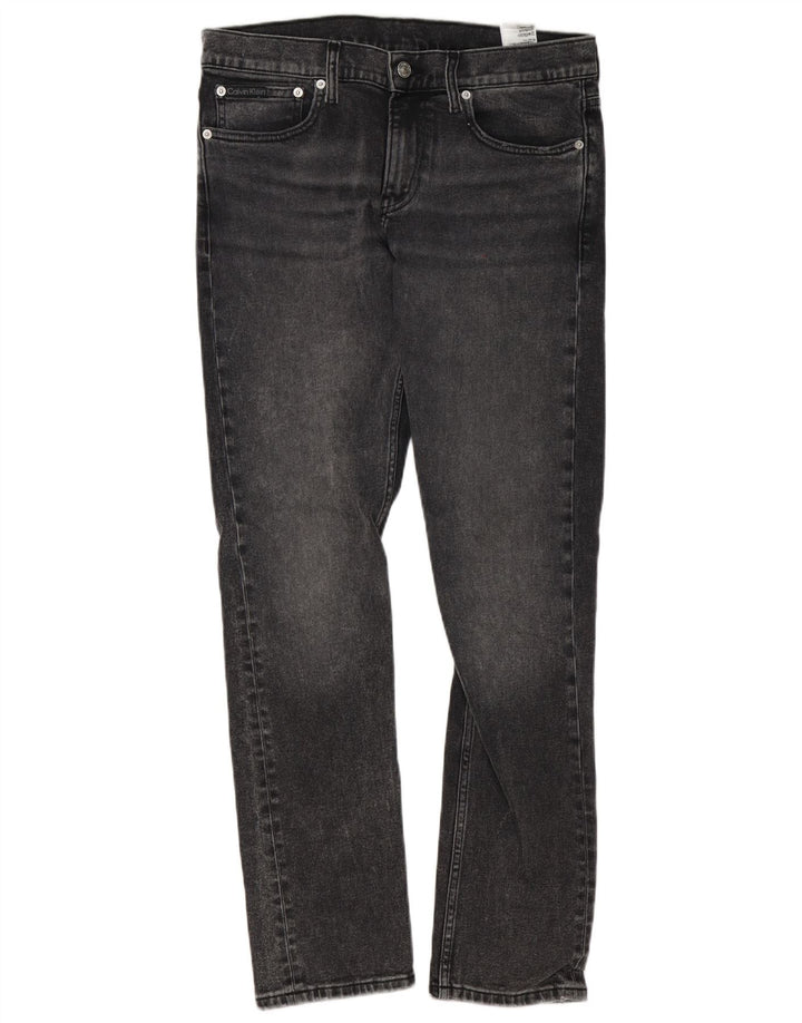 Calvin Klein Ανδρικό Slim Jeans W32 L32 Γκρι βαμβακερό