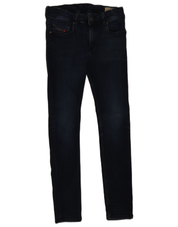 Diesel Boys Slim Jeans 13-14 ετών W28 L29 Navy Blue Cotton