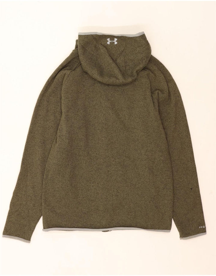 Under Armour Ανδρικό πουλόβερ με φερμουάρ με κουκούλα με μεγάλο πράσινο φλιτζάνι