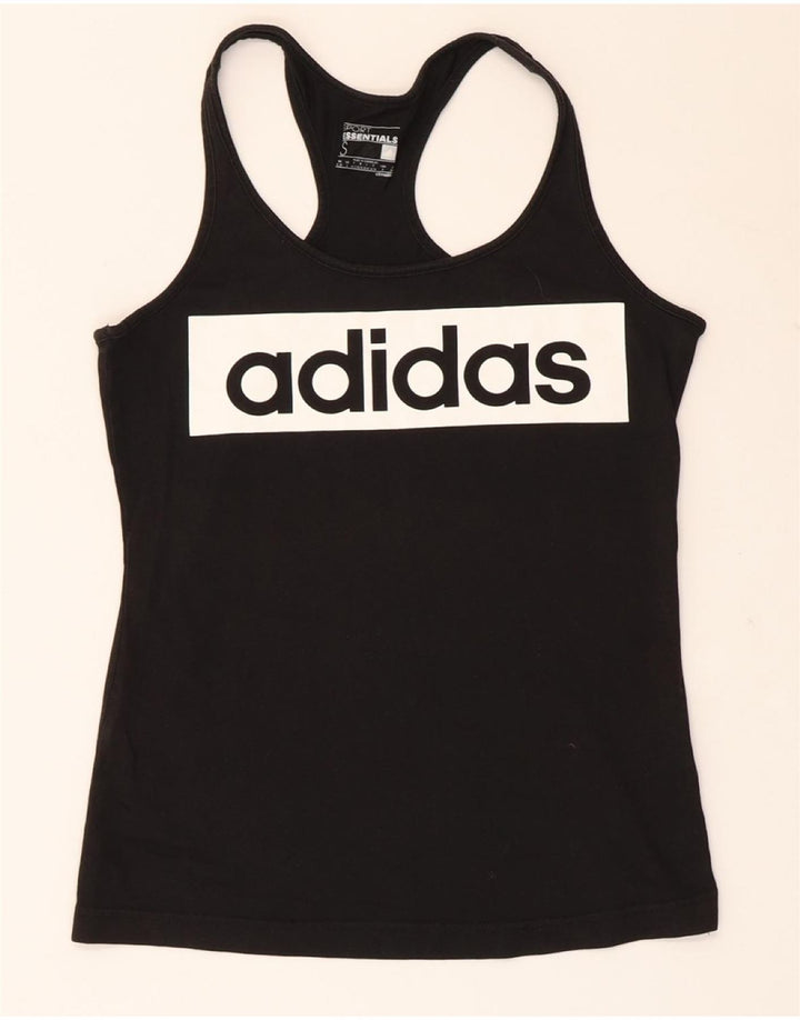 Γυναικείο γραφικό γιλέκο Climalite ADIDAS UK 8/10 Small Black