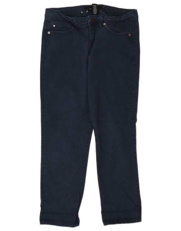 Calvin Klein Γυναικείο ίσιο casual παντελόνι US 8 Small W28 L26 Navy Blue