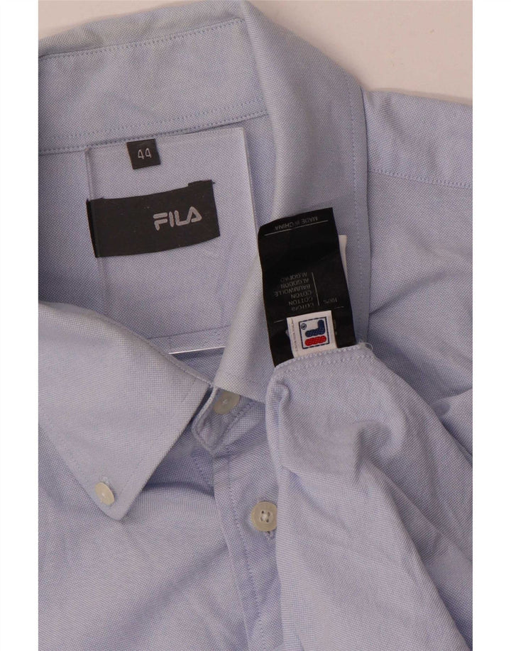 Ανδρικό πουκάμισο Fila 44 XL Μπλε βαμβακερό