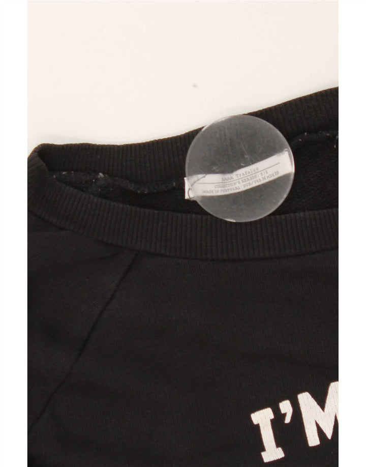 Zara Ανδρικό Φούτερ Trafaluc Graphic Jumper Small Black