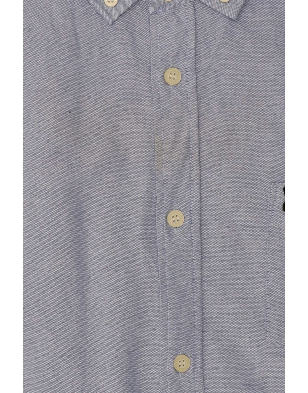 Lyle & Scott Ανδρικό κοντομάνικο πουκάμισο μεγάλο μπλε βαμβακερό
