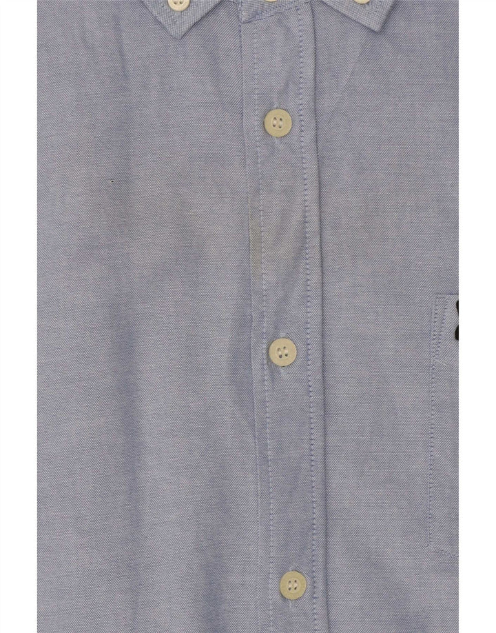 Lyle & Scott Ανδρικό κοντομάνικο πουκάμισο μεγάλο μπλε βαμβακερό