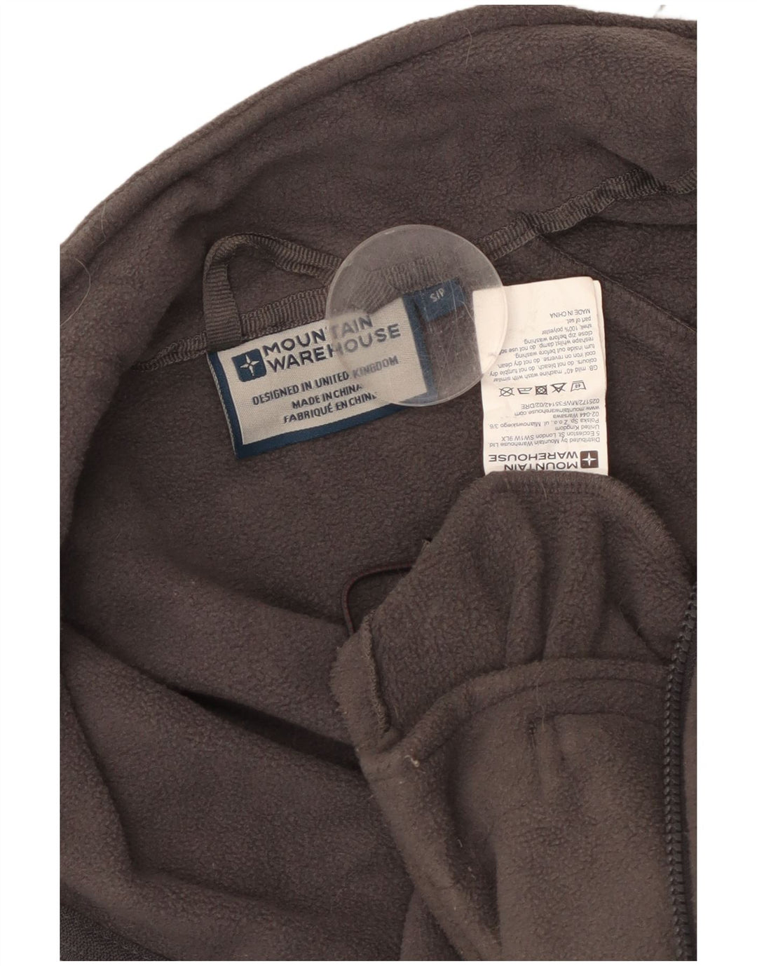 Ανδρικό μπουφάν MOUNTAIN WAREHOUSE Fleece UK 36 Small Grey Polyester