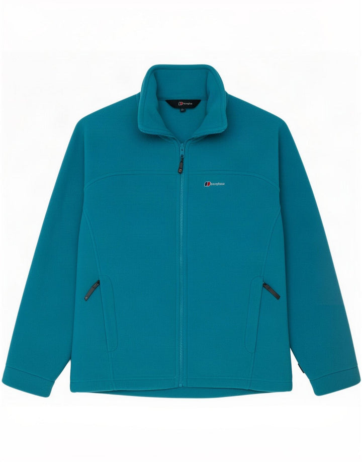 Berghaus Womens Liner Fleece Jacket UK 14 Medium Blue Polyester