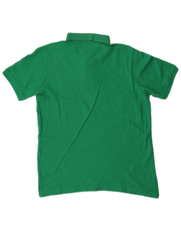 Ανδρικό μπλουζάκι πόλο Fila Μικρό πράσινο βαμβακερό