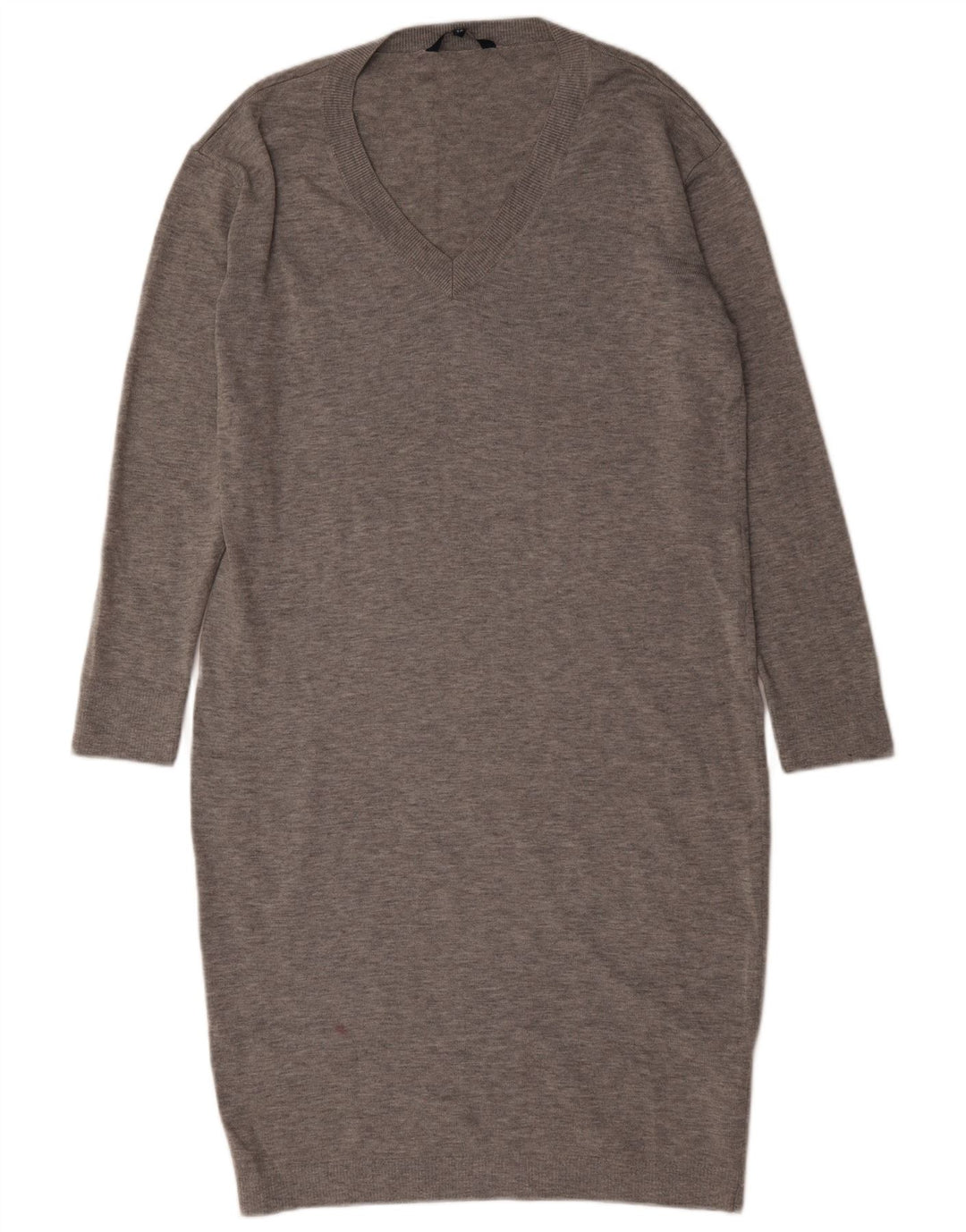 Γυναικείο φόρεμα γαλλικής σύνδεσης UK 14 Large Grey Flecked Polyester