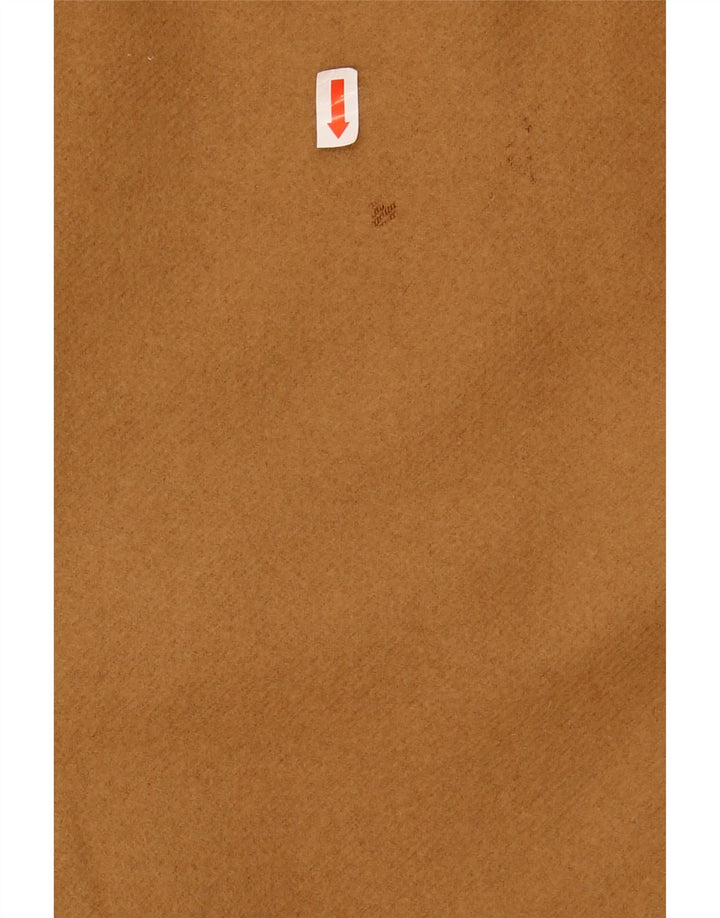 ZARA Womens Overcoat UK 14 Medium Brown Acetate Vintage Zara and Second-Hand Zara from Messina Hembry 