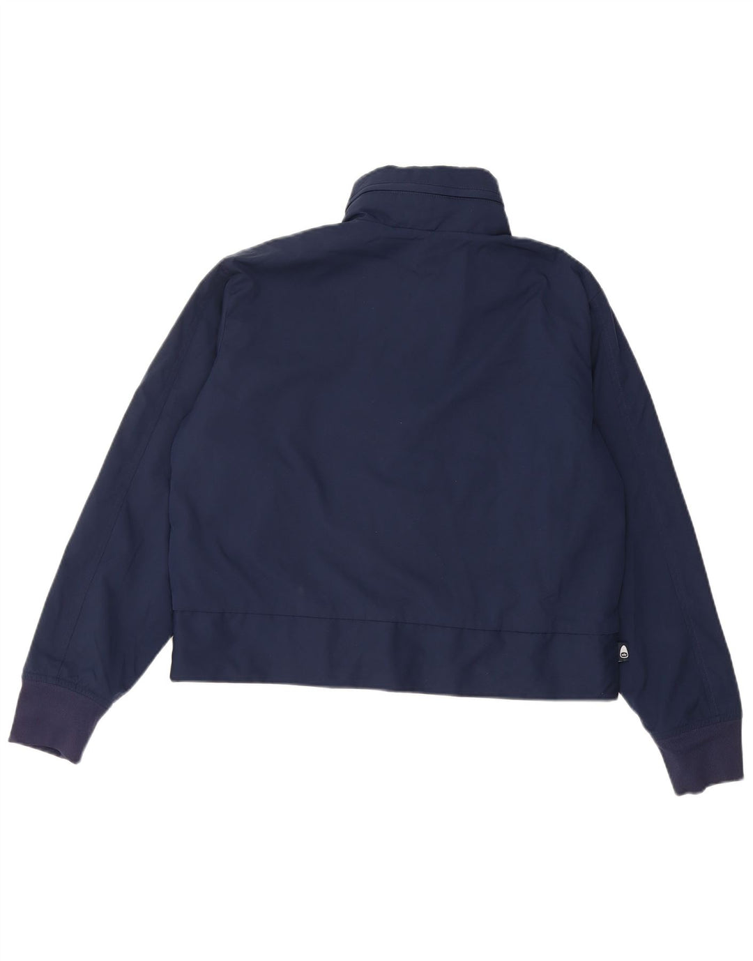 Γυναικείο μπουφάν βροχής με κουκούλα NIKE US 8/10 μεσαίου μπλε πολυεστέρα