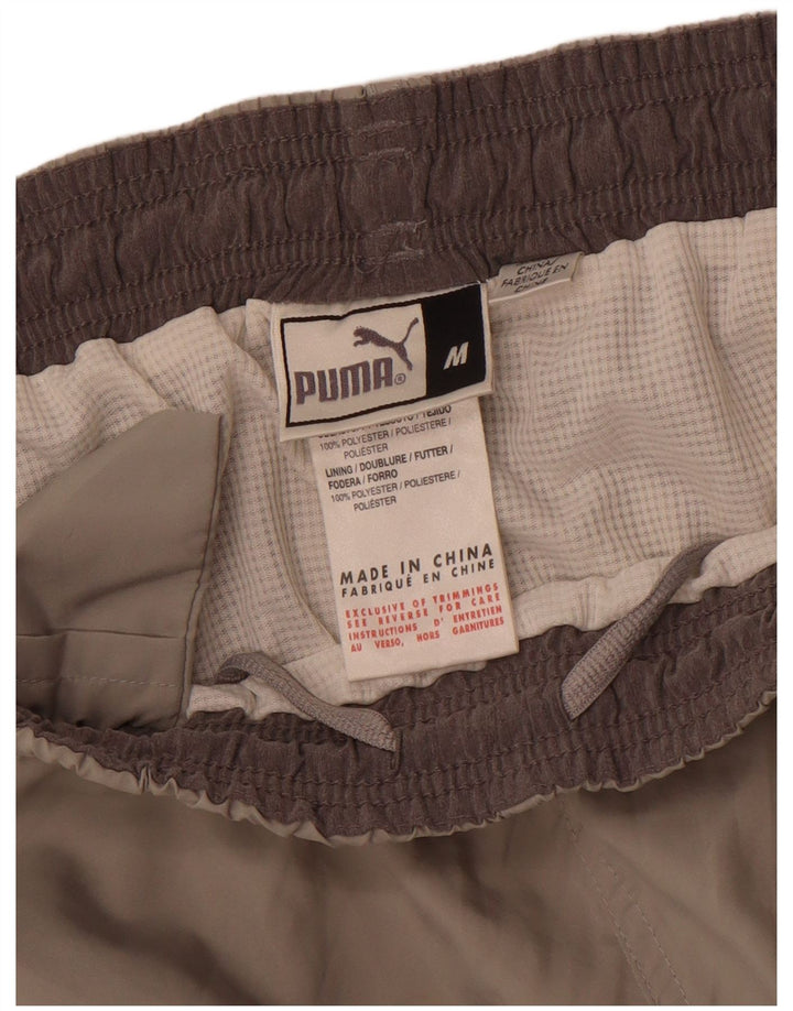 Ανδρικό αθλητικό σορτς Puma από μεσαίο γκρι πολυεστέρα