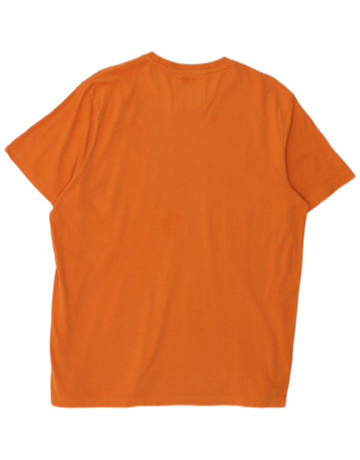 J. Crew Ανδρικό T-Shirt Top XL Orange Cotton