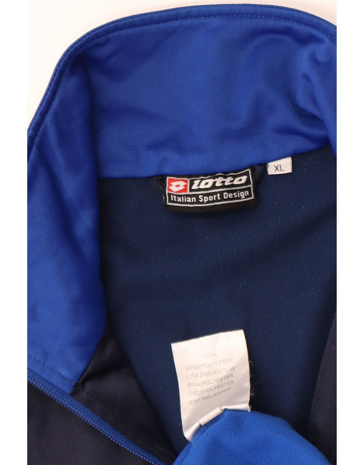 Ανδρική φόρμα LOTTO Top Jacket XL Blue Colourblock Polyester