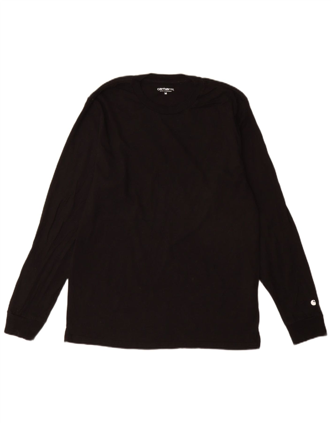 Ανδρικό μπλουζάκι Carhartt με μακρυμάνικο μεσαίο μαύρο βαμβακερό
