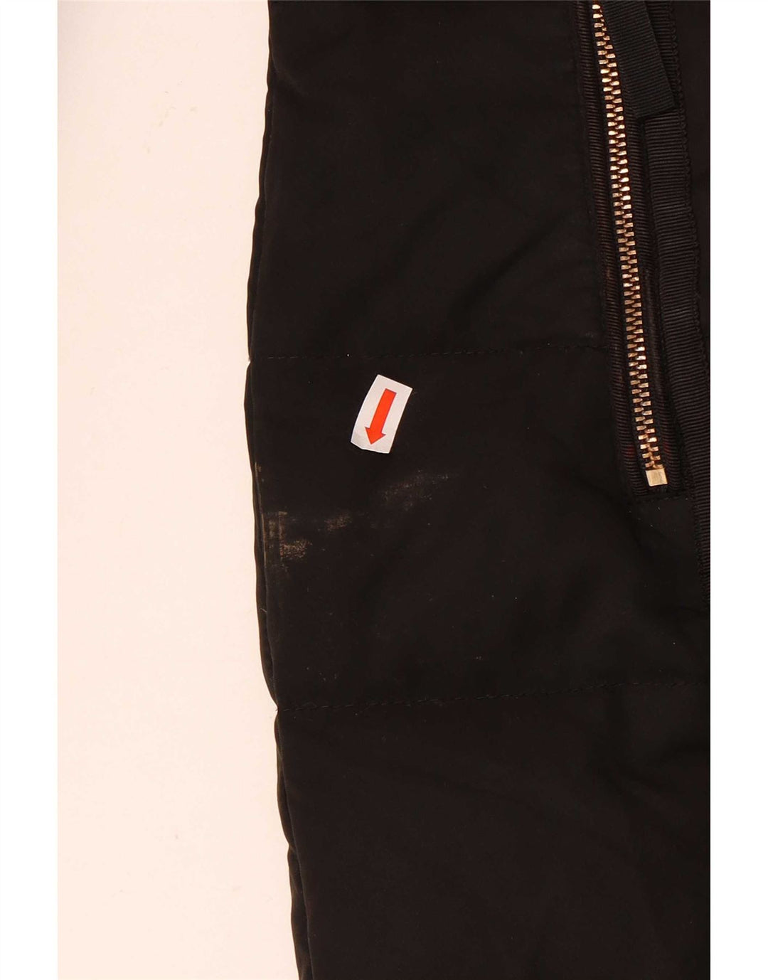 Zara Γυναικείο μπουφάν με κουκούλα UK 10 Small Black Polyester