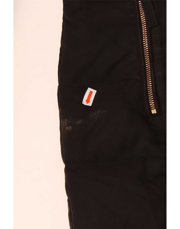 Zara Γυναικείο μπουφάν με κουκούλα UK 10 Small Black Polyester