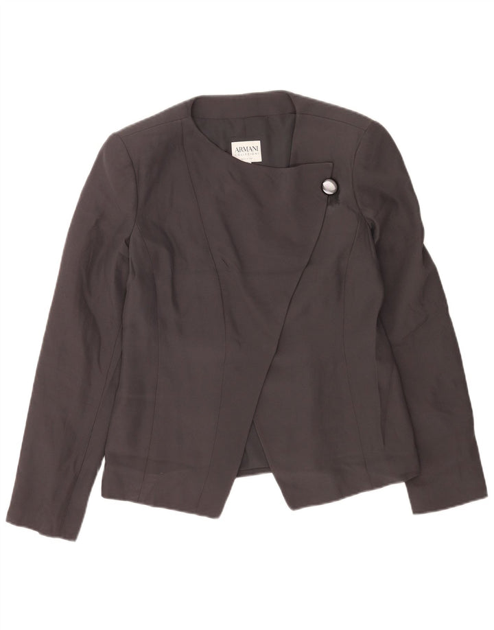 Armani Collezioni Γυναικείο Μπουφάν 1 Κουμπί Blazer IT 42 Medium Black Acetate