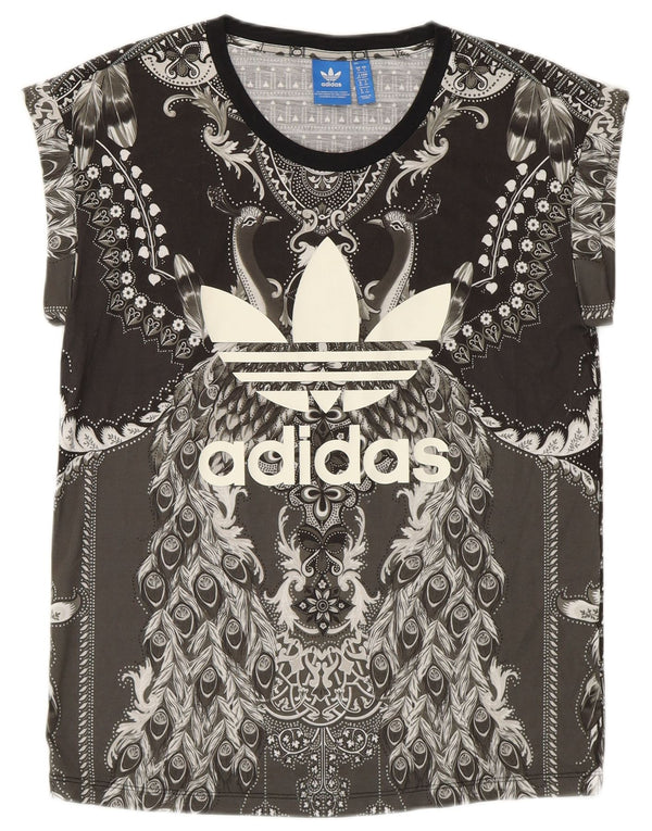 Adidas Γυναικείο T-Shirt Peacock Top 10 Small Grey