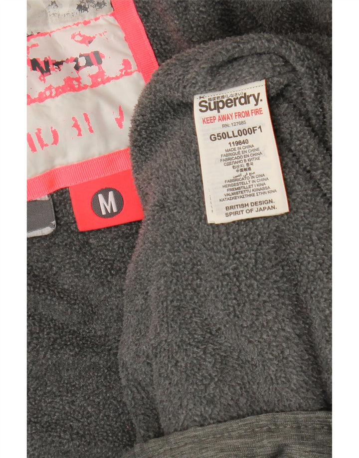 SUPERDRY Γυναικείο παλτό UK 14 Medium Grey Polyester