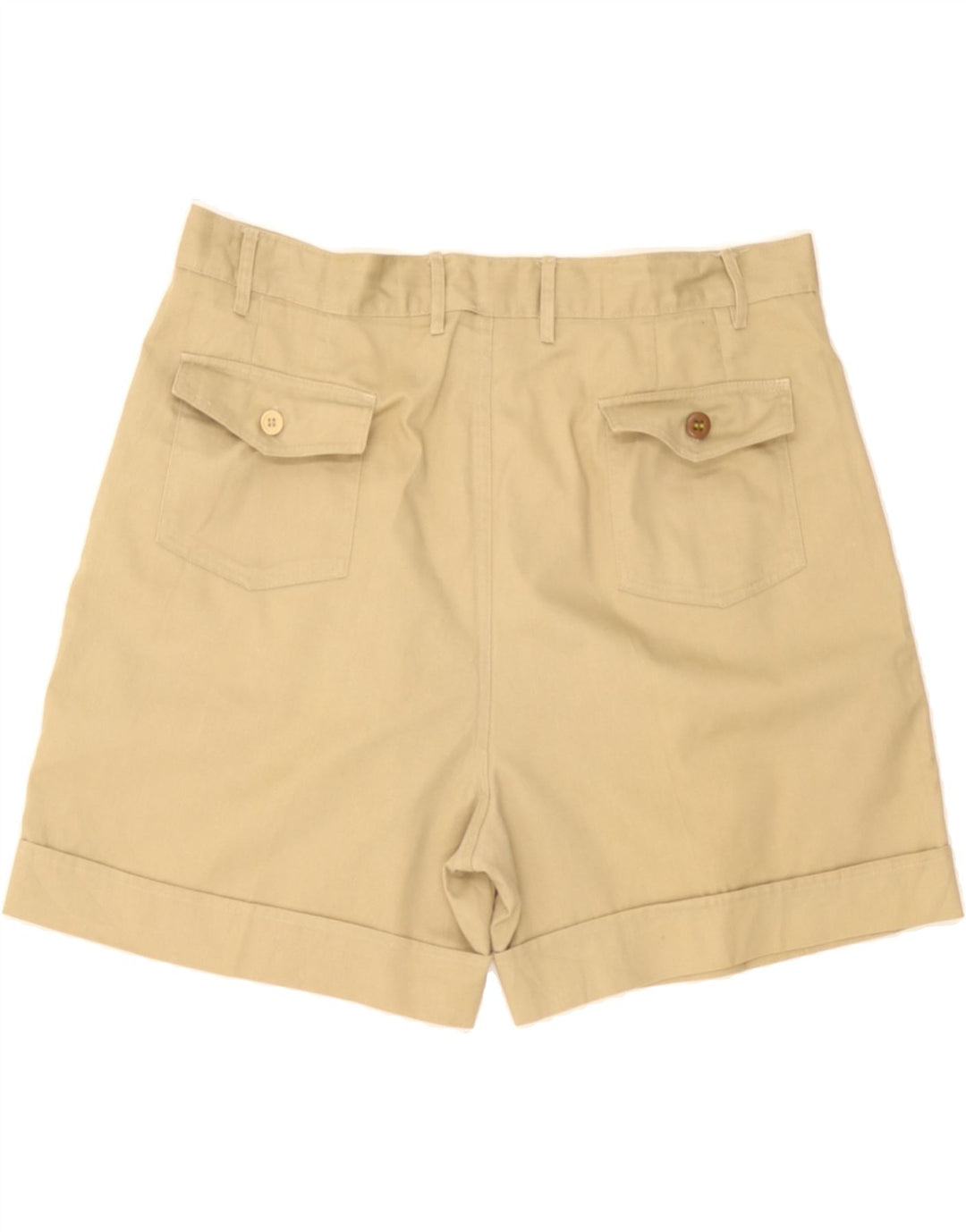 VINTAGE Mens Pegged Chino Shorts IT 54 2XL W36  Beige Polyester Vintage Vintage and Second-Hand Vintage from Messina Hembry 