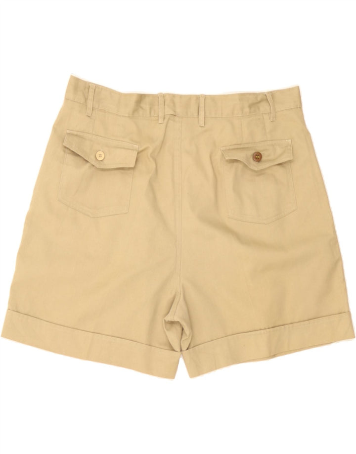 VINTAGE Mens Pegged Chino Shorts IT 54 2XL W36  Beige Polyester Vintage Vintage and Second-Hand Vintage from Messina Hembry 