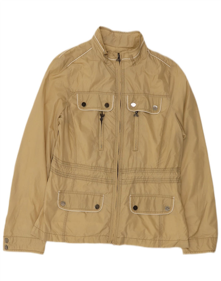 Zara Γυναικείο Utility Jacket UK 14 Large Beige