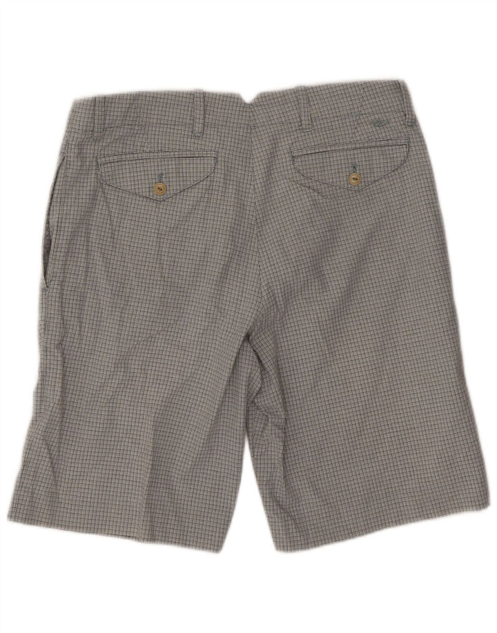 Ανδρικό σορτς chino Dockers W32 Μεσαίο γκρι βαμβακερό Houndstooth