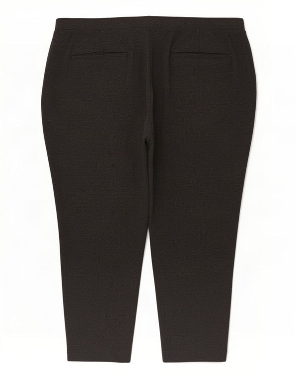 Marks & Spencer Γυναικείο αυτόγραφο Casual Παντελόνι UK 26 5XL W48 L27 Γκρι