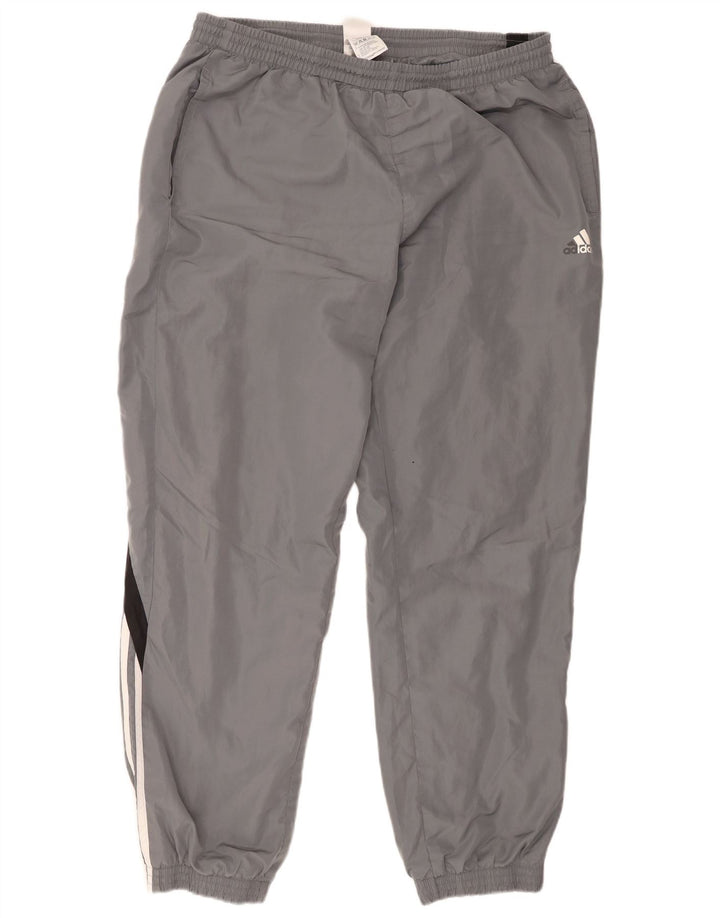 Ανδρική φόρμα Adidas Παντελόνι Joggers XL Grey Colourblock Polyester