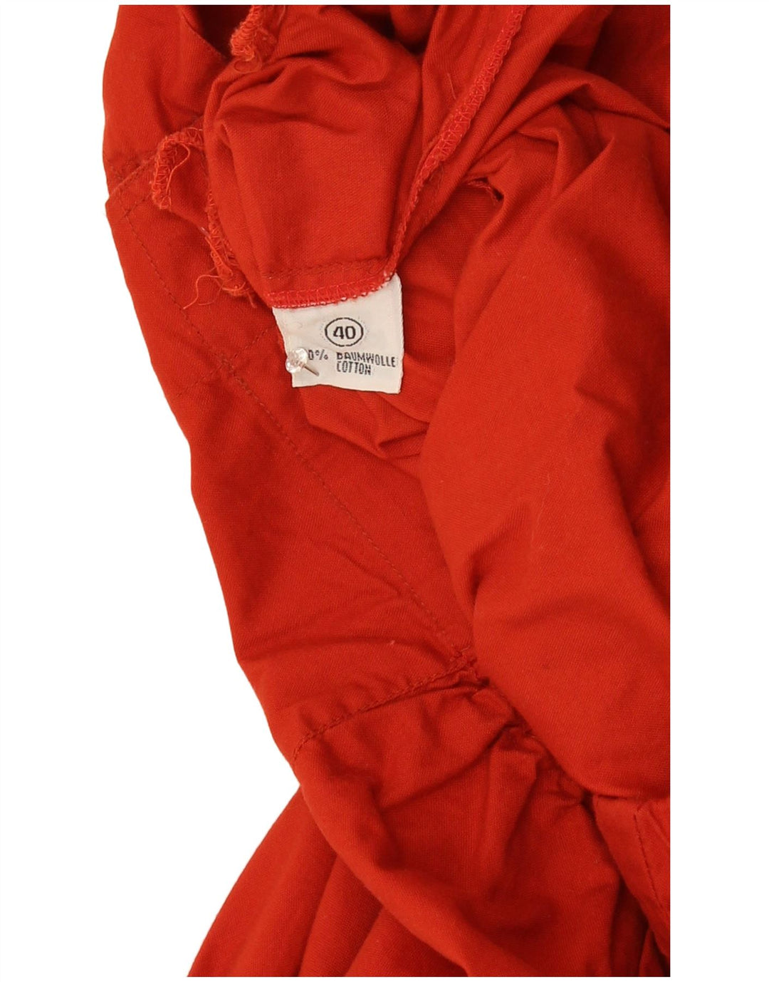 Vintage Γυναικείο Oversized Bomber Jacket EU 40 Μεσαίο κόκκινο βαμβακερό