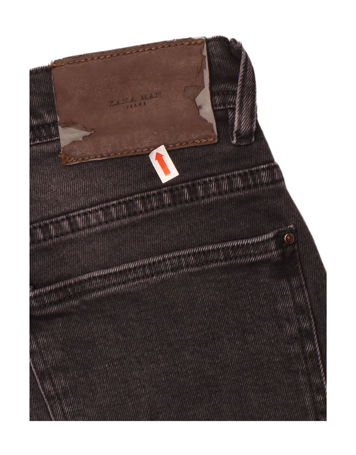 Zara Ανδρικό Slim Jeans EU 46 XL W36 L30 Γκρι
