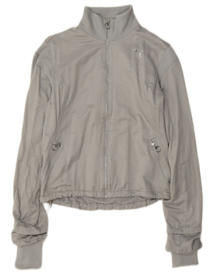 Puma Γυναικεία αθλητική φόρμα Top Jacket UK 10 Small Grey