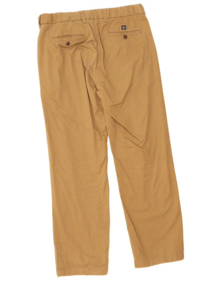 Marks & Spencer Ανδρικό παντελόνι Chino Regular W34 L31 Χακί βαμβακερό