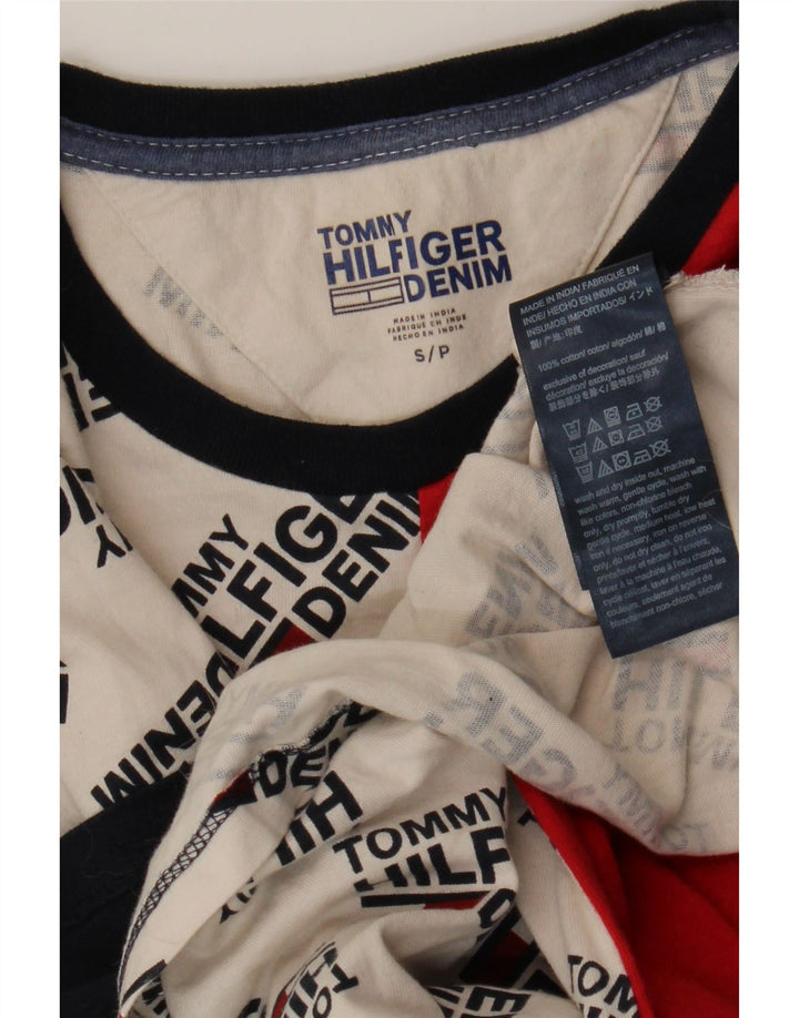 Ανδρικό γραφικό T-Shirt Tommy Hilfiger Top Μικρό πολύχρωμο Colourblock