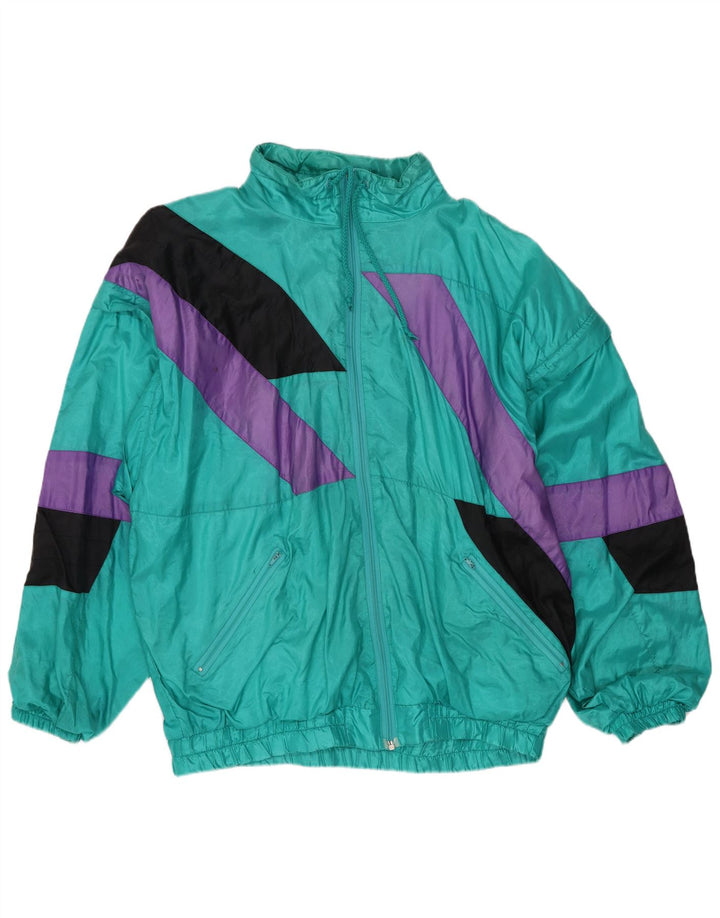 Ανδρική φόρμα Vintage Top Jacket Large Green Colourblock Polyamide