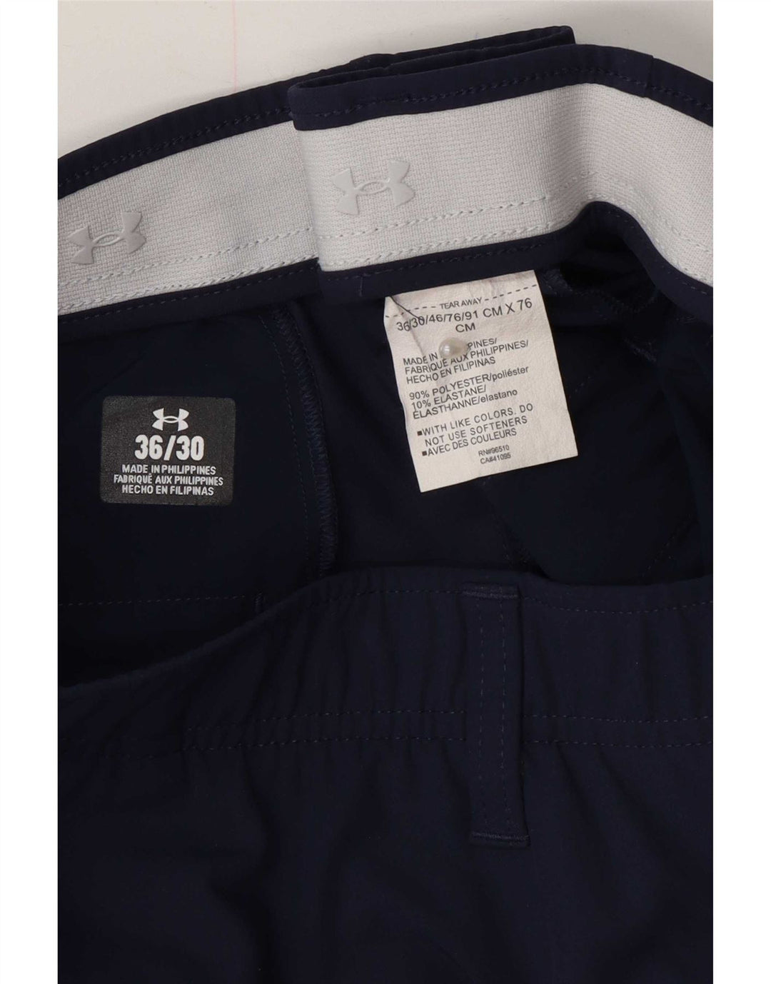 Under Armour Ανδρικό Slim Chino Παντελόνι W36 L30 Navy Blue Polyester