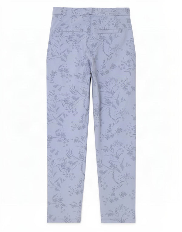 Marks & Spencer Γυναικείο παντελόνι Chino UK 8 Small W27 L29 Blue Floral