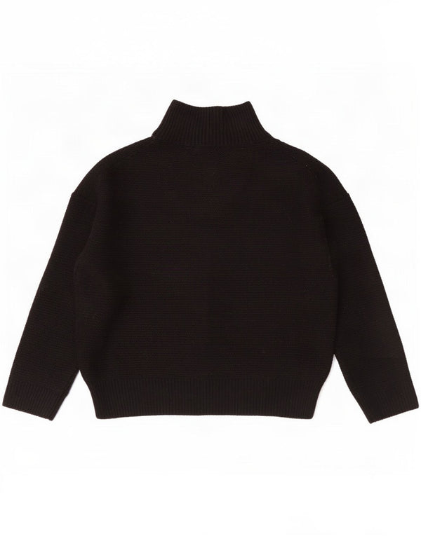 The White Company Γυναικεία Ετικέτα Turtle Neck Jumper πουλόβερ UK 14 Medium Blac