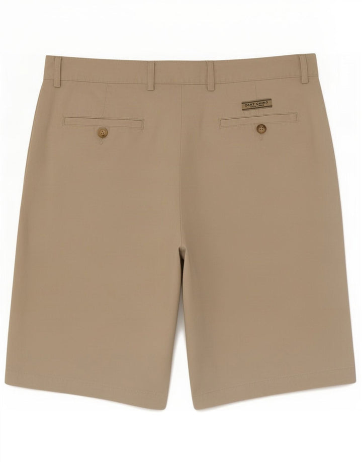 Gant Ανδρικό σορτς Chino με καρφίτσα μεσαίο W32 Μπεζ βαμβακερό