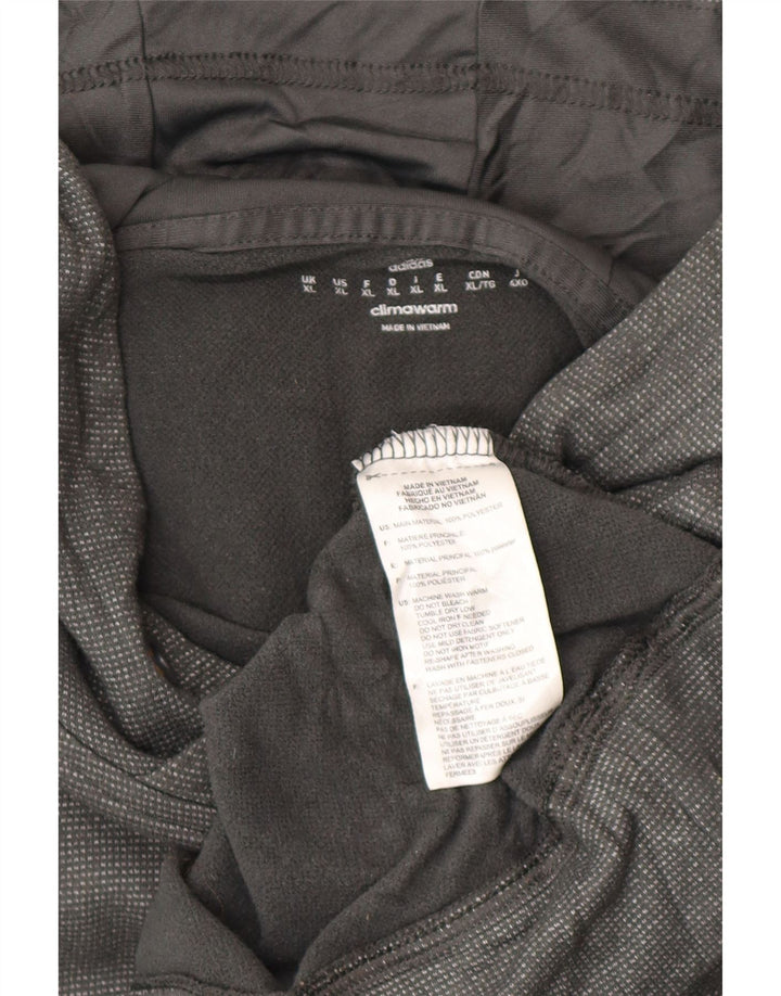 ADIDAS Ανδρικό Climawarm Hoodie Jumper XL Πολυεστέρας με γκρι στίγματα
