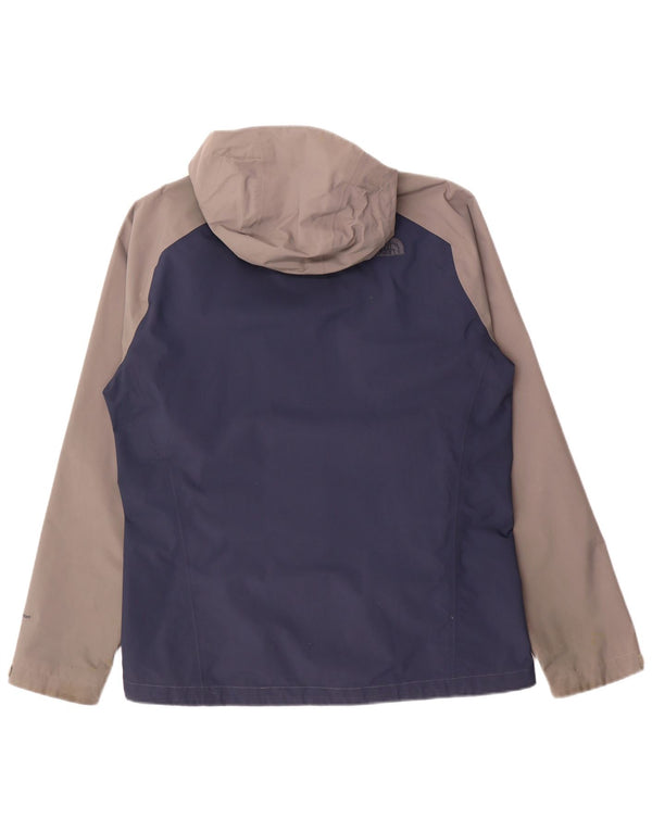 Ανδρικό μπουφάν βροχής με κουκούλα North Face UK 38 Medium Navy Blue Colourblock