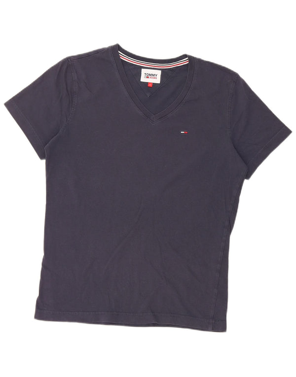 Tommy Hilfiger Γυναικείο T-Shirt Top UK 10 Small Navy Blue