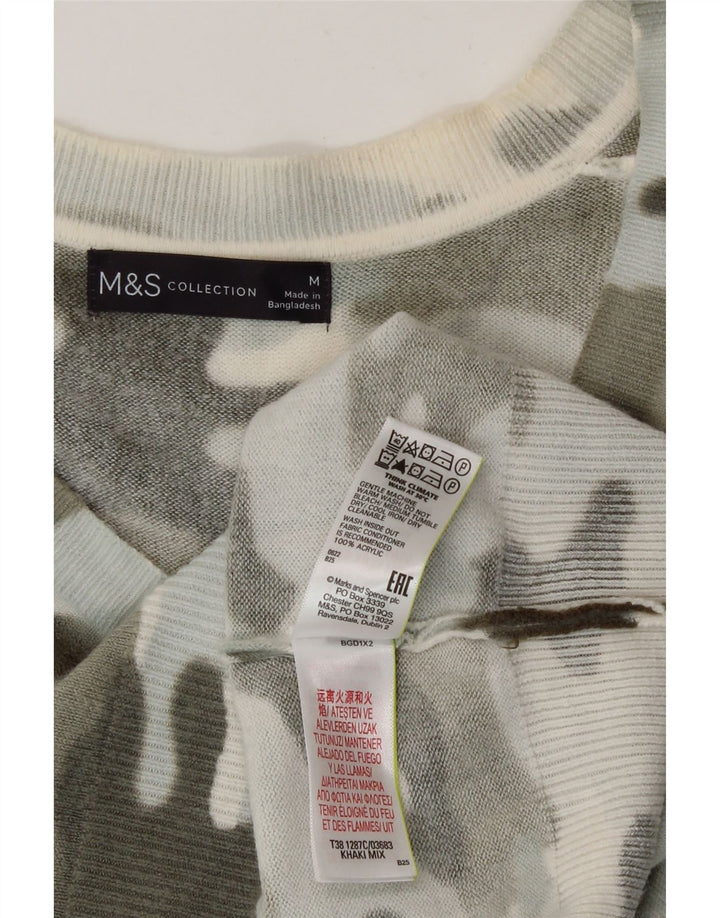 Marks & Spencer Γυναικείο πουλόβερ με λαιμόκοψη σε V UK 14 Μεσαίο πολύχρωμο