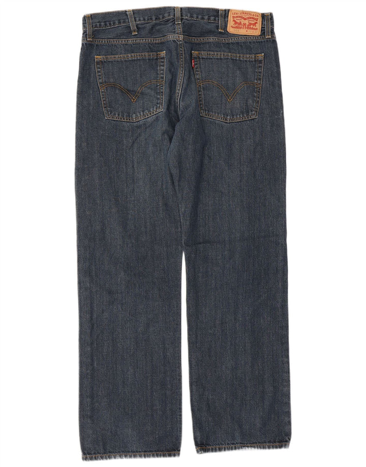 Levi's Mens 514 Straight Jeans W38 L32 Μπλε Βαμβακερό