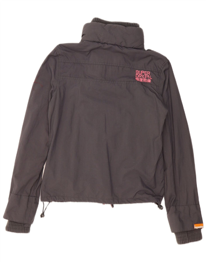 Superdry γυναικείο μπουφάν UK 14 Medium Black Nylon
