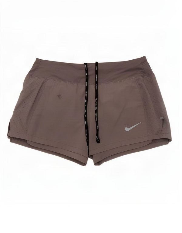 Γυναικείο αθλητικό σορτς Nike Dri Fit UK 6 XS Γκρι πολυεστέρας