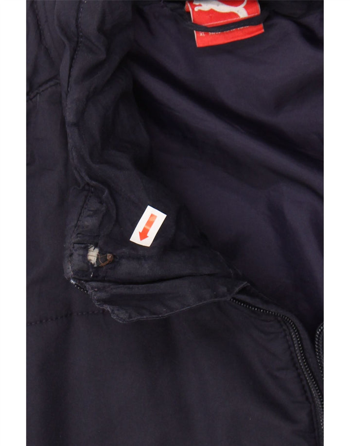 PUMA Mens Padded Jacket UK 42 XL Navy Blue Vintage Puma and Second-Hand Puma from Messina Hembry 